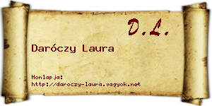 Daróczy Laura névjegykártya