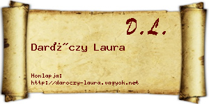 Daróczy Laura névjegykártya